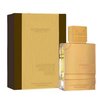 Apa de Parfum Unisex - Al Haramain EDP Amber Oud Gold Edition Extreme Pure Perfume, 60 ml Apa de Parfum Unisex - Al Haramain EDP Amber Oud Gold Edition Extreme Pure Perfume, 60 ml