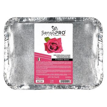Ceara Epilat Traditionala cu Titanio Rosa SensoPRO Milano - 500g Ceara Epilat Traditionala cu Titanio Rosa SensoPRO Milano - 500g