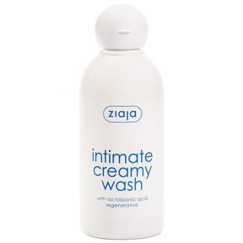 Gel Cremos pentru Igiena Intima cu Acid Lactobionic/ Regenerativ - Ziaja Intimate Creamy Wash, 200 ml