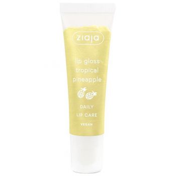 Luciu de Buze cu Ananas - Ziaja Lip Gloss Tropical Pineapple, 12 ml