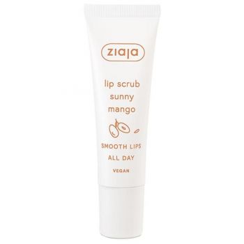 Scrub pentru Buze cu Mango - Ziaja Lip Scrub Sunny Mango, 12 ml