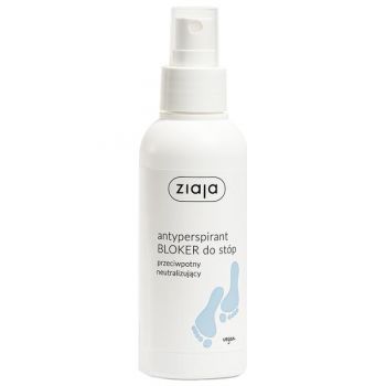Spray Antiperspirant pentru Picioare - Ziaja Foot Care Antyperspirant Bloker do Stop, 100 ml