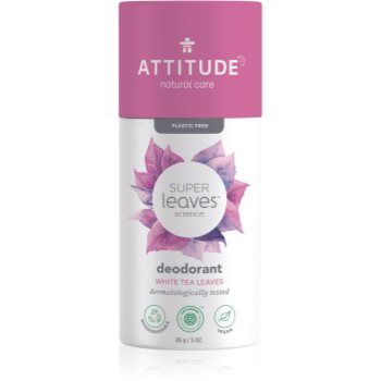 Attitude Super Leaves White Tea Leaves deodorant fără conținut săruri de aluminiu