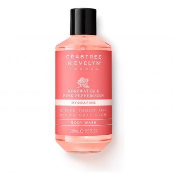 Gel de dus hidratant Crabtree & Evelyn Rosewater & Pink Peppercorn, pentru toate tipurile de piele, 250 ml