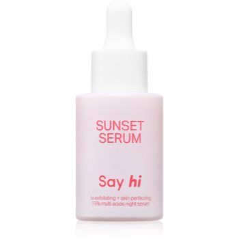 Say Hi Sunset ser de noapte Cu AHA Acizi