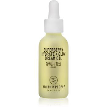 Youth To The People Superberry Hydrate + Glow Dream Oil ulei hidratant iluminator