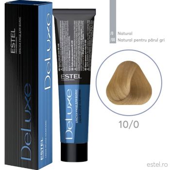 Vopsea permanenta pentru par Estel De Luxe, 10/0 Blond deschis, 60 ml