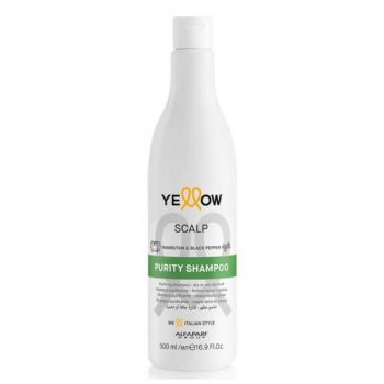 Sampon Purificator pentru Scalp  - Alfaparf Milano Yellow Scalp Purity Shampoo, 500 ml
