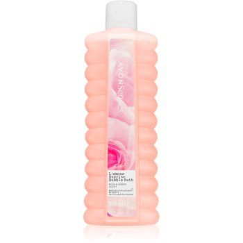 Avon Senses L'amour Sunrise spuma de baie cu aromă de trandafiri