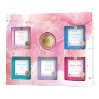 FOREO Swedish Skincare Essentials UFO™ 3 Set set pentru netezirea și hidratarea tenului