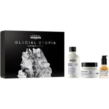 L’Oréal Professionnel Serie Expert Metal Detox set cadou pentru par deteriorat