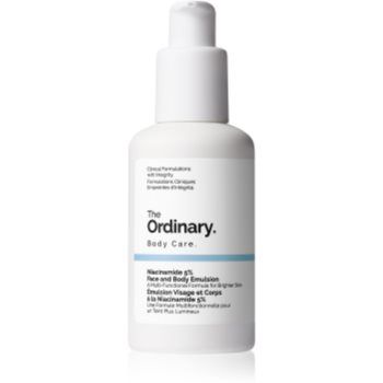 The Ordinary Niacinamide 5% Face & Body Emulsion emulsie hidratantă lejeră impotriva petelor intunecate