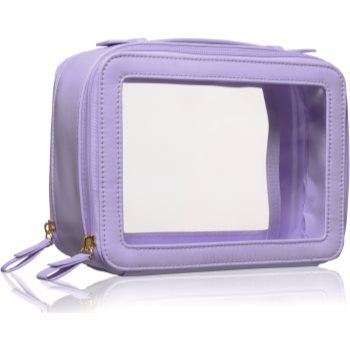 BrushArt Accessories Transparent make-up case servietă pentru cosmetice BrushArt Accessories Transparent make-up case servietă pentru cosmetice