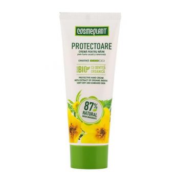Crema protectoare pentru maini cu extract de dentita organica Cosmeplant, 75 ml
