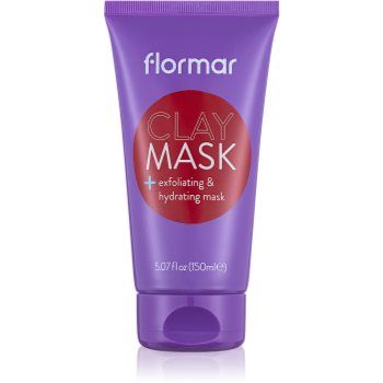 flormar Clay Mask mască facială exfoliantă, pentru curățare cu argila