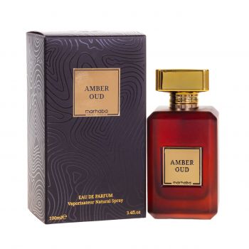 Apa de parfum Amber Oud, Marhaba, Unisex - 100 ml -  inspirat din Amber Oud Arabian Nights