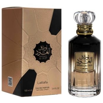Apa de parfum Awraq al Oud, Lattafa Perfumes, Unisex - 100 ml