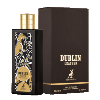 Apa de parfum Dublin Leather, Maison Alhambra, Unisex - 80 ml - Inspirat din Irish Leather Memo Paris