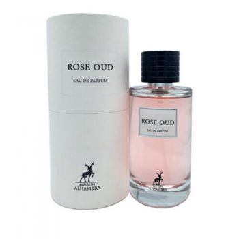 Apa de parfum Rose Oud, Maison Alhambra, Unisex - 100 ml  - inspirat din Oud Rosewood C.D.