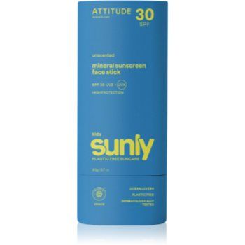 Attitude Sunly Kids Face stick Crema de soare cu minerale stick