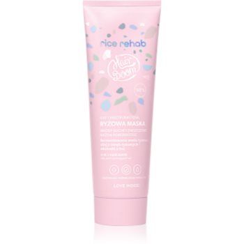 BodyBoom HairBoom Rice Rehab- 4 in 1 Multifunctional Rice Hair Mask masca de par pentru par fin, degradat