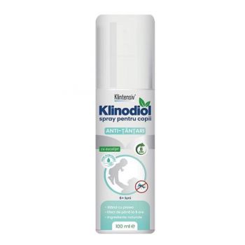 Spray Anti-Tantari cu Eucalipt pentru Copii - Klintensiv Klinodiol Spray, 100 ml Spray Anti-Tantari cu Eucalipt pentru Copii - Klintensiv Klinodiol Spray, 100 ml