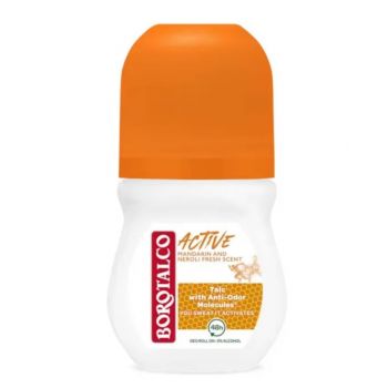 Deodorant Roll-On Borotalco Active Mandarine si Neroli (Concentratie: Roll-On, Gramaj: 2 x 50 ml)
