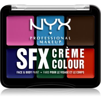 NYX Professional Makeup Halloween SFX Paints paleta pentru fata multifunctionala corp si fata