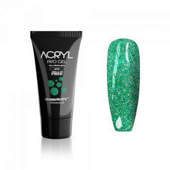 Acryl Pro Gel 2M Micro Reflective Glitter Green - 15g Acryl Pro Gel 2M Micro Reflective Glitter Green - 15g