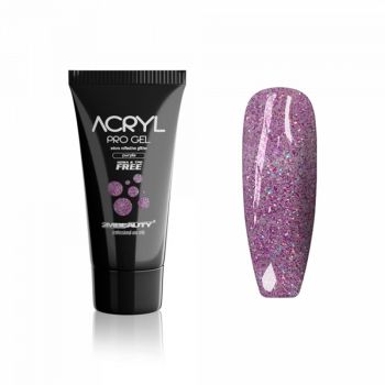 Acryl Pro Gel 2M Micro Reflective Glitter Purple - 15g