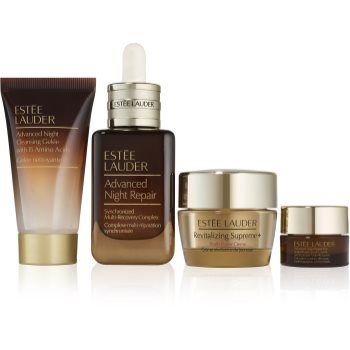 Estée Lauder Nightly Renewal Cleanse + Repair + Glow Set set cadou pentru noapte