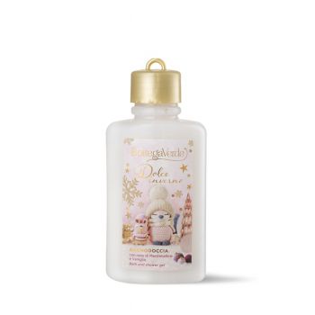 Gel de dus, mini, cu Marshmallows, vanilie si lapte de trandafir