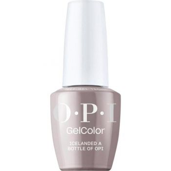 Lac de Unghii Semipermanent Vegan si Hema-Free - OPI Gel Color, nuanta Icelanded a Bottle of OPI, 15 ml