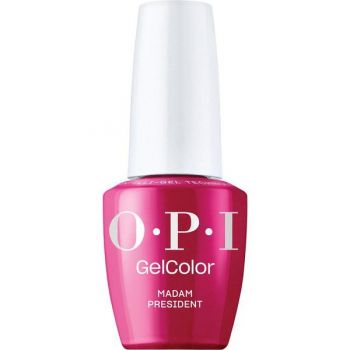 Lac de Unghii Semipermanent Vegan si Hema-Free - OPI Gel Color, nuanta Madam President, 15 ml