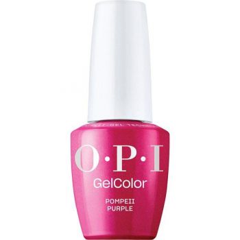 Lac de Unghii Semipermanent Vegan si Hema-Free - OPI Gel Color, nuanta Pompeii Purple, 15 ml
