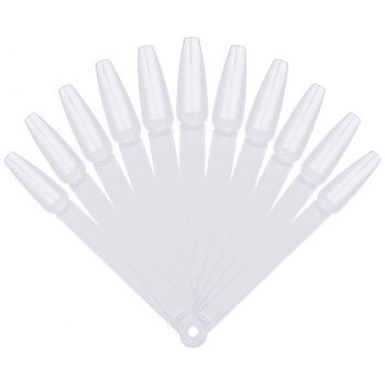 Paletar Unghii Evantai 50 de Poziții, Transparent