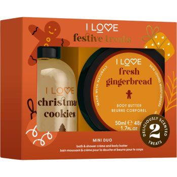 I Love Festive Treats set cadou pentru corp