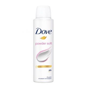 Deodorant Spray - Dove Powder Soft, 150 ml