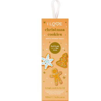 I Love Bathtime Treats Christmas Cookies set cadou in dus