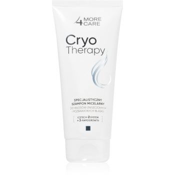 More4Care Cryo Therapy șampon micelar pentru par deteriorat
