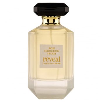 Parfum Rose Seduction Secret Reveal, Fragrance World, apa de parfum 100 ml, femei - inspirat din Tease Creme Cloud by Victoria,  s Secret
