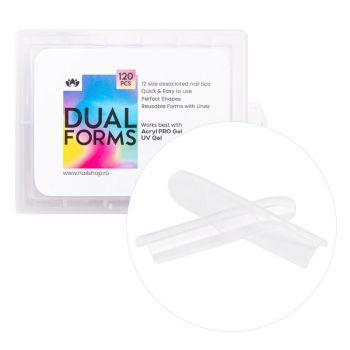 Tips Renewed Natural Square Dual Forms - 120 buc.