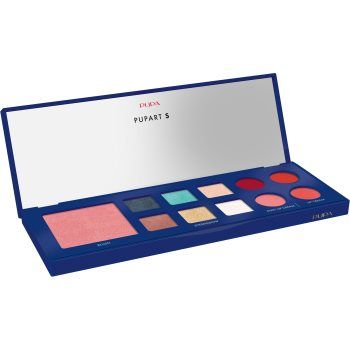 PUPA Milano Pupart S Blue paletă cu farduri de ochi