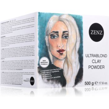 ZENZ Organic Ultrablond Clay Powder pudra decoloranta fără amoniac