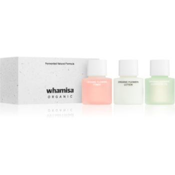 WHAMISA Organic Flowers Renewal Miniature Kit set cadou pentru o piele perfecta WHAMISA Organic Flowers Renewal Miniature Kit set cadou pentru o piele perfecta