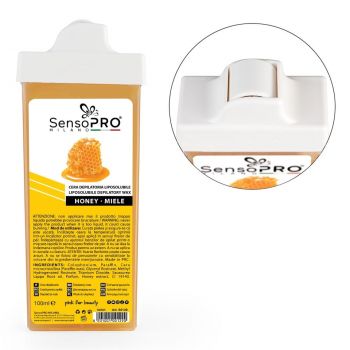 Ceara Epilat Unica Folosinta SensoPRO Milano, Rezerva Honey 100 ml, Aplicator Ingust ieftine