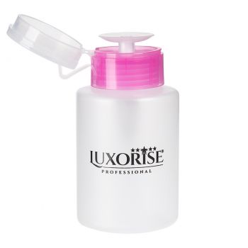 Recipient cu Pompita pentru Lichide Adjuvante LUXORISE - 200 ml, roz de firma originala