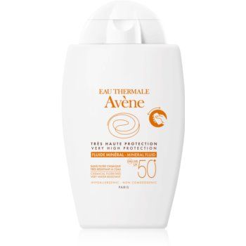 Avène Sun Mineral Fluid fluid protector fără filtre chimice SPF 50+
