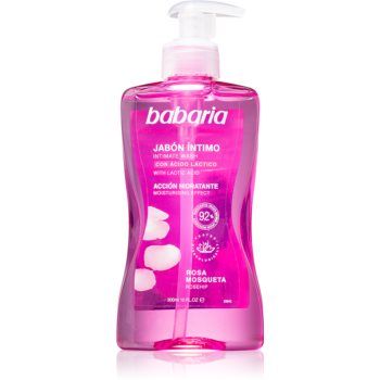 Babaria Rosa Mosqueta Gel pentru igiena intima gel de dus pentru femei pentru igiena intima cu extracte de trandafiri salbatici