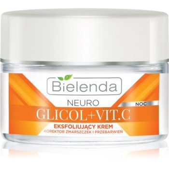 Bielenda Neuro Glicol + Vit. C crema de noapte cu efect exfoliant